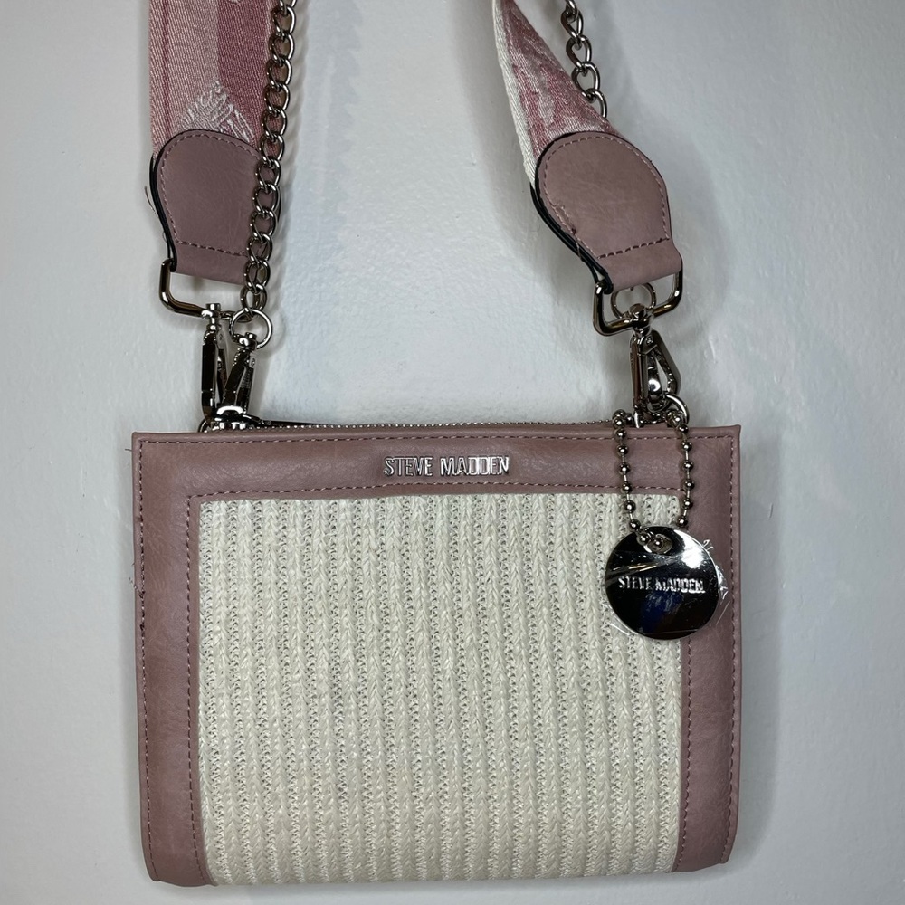 Steve Madden BGreer Woven crossbody Purse AKA Tiktok Bag VHTF